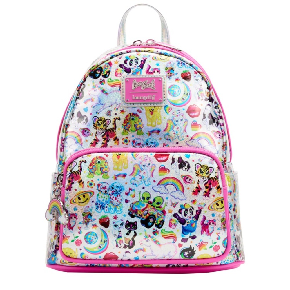 NWT Lisa Frank Loungefly Mini Backpack - Picture 2 of 9